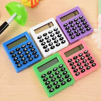 Žepni Kalkulator Tiskovine Kvadratnih Kalkulator Osebno Mini Candy Barve, Šolske In Pisarniške Elektronika Ustvarjalne Kalkulator