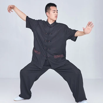 Kun Master Wushu Oblačila Borilnih Veščinah, Je Enotna Tai Chi Oblačila Kung Fu Obleko Unisex Žensk In Moških 2023 Nov Slog Multicolor