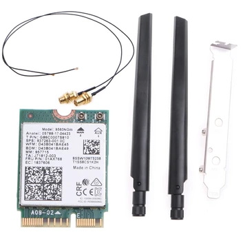 WiFi za TIPKO E za .2 CNVio Namizje Adapter BT 5.0 Wireless 802.11 ax 2.4 G/5 G Podporo MU-MIMO 9560NGW Gigabit Ca