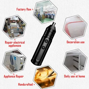 USB Polnilne Samodejno Izvijač Mini Električni navor Izvijač Nabor Magnetni Akumulatorski Natančnost orodja za Popravilo