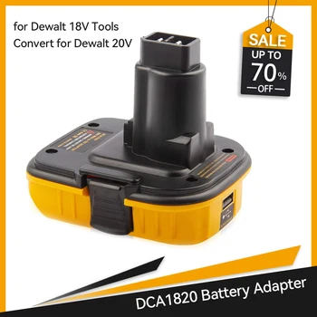 DCA1820 20V Baterija adapter za Dewalt 18V Orodja za Pretvorbo Dewalt 20V Litijeva Baterija DC9096 DE9098 DE9096