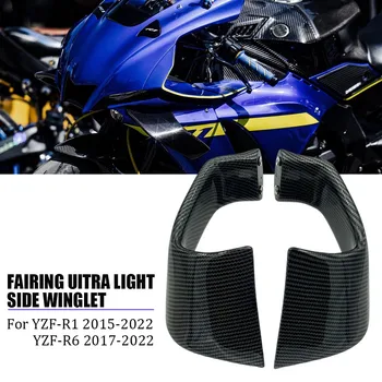 Motorno kolo Pribor za Fiksno krilo oklep Majhne krilo Aerodinamični spojler krilo Za Yamaha YZF R1 2015-2022 YZF R6 2017-2021