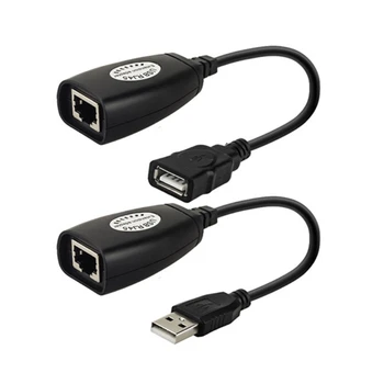 USB Na priključek RJ45 Podaljšek Kabla Ethernet Podaljšek USB Podaljšek 50 M Razdalja RJ45 P9JB