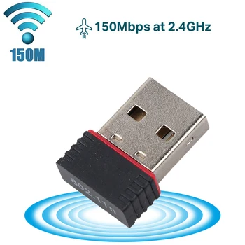 150 M USB Wifi Adapter Brezžična 2.4 G Omrežna Kartica Mini USB 2.0 RTL8188 WiFi Dongle 802.11 n/g/b LAN mrežno Kartico za RAČUNALNIK Desktop