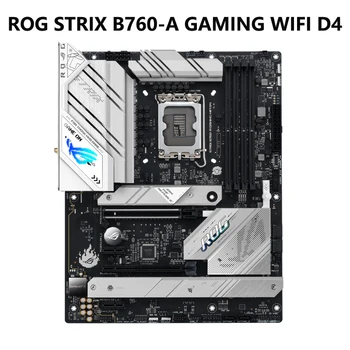 ASUS ROG STRIX B760-GAMING WIFI D4 matična plošča za Intelove CPE, PCIe 5.0 pasovno Širino za Grafične Kartice, WiFi 6E USB3.2 GEN 2X2