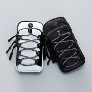 QUESHARK Varnostni Odsevni Teče Mobilni Telefon Roko Torba Nepremočljiva Prostem Šport Fitnes za Zapestje Vrečko Za 6,5 cm Telefoni