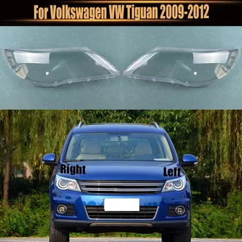 Za Volkswagen VW Tiguan 2009-2012 Smerniki Pokrov Prozoren Maska Žarometov Lučka Shell Nadomešča Original Lampshade pleksi steklo
