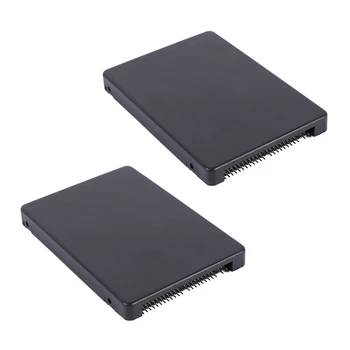 2X 44PIN MSATA, Da 2.5 Inch IDE HDD SSD MSATA, Da PATA Adapter Pretvornik Kartico Z ohišjem