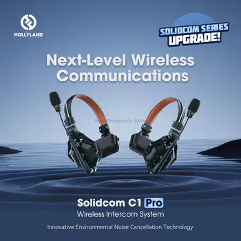 Hollyland Solidcom C1 Pro Brezžična Interkom Slušalke Sistema Enc Šumov Za Drone Fotografiji Ekipa Video Komunikacijo
