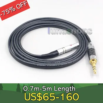 2,5 mm 3,5 mm 4.4 mm XLR Black 99% Čistega PCOCC Slušalke Kabel Za AKG K812 K872 Sklic Slušalke LN007123