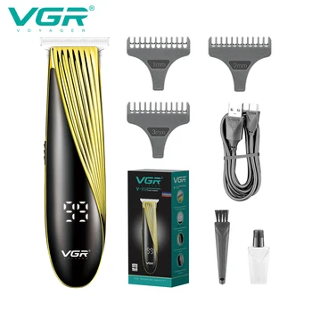 VGR Hair Trimmer Profesionalne frizerske rezalni Stroj za Polnjenje Brado Akumulatorski Brivnik Frizuro Električni Brivnik za Moške V-959