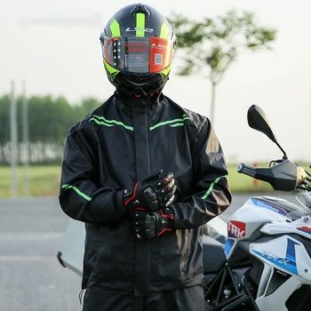Odporne Dežni Plašč Za Dežnik Pokriva Telo Rider Jopiči Motocikel Dežni Plašč Človek Vodoodporni Čevlji Poncho Masculino Na Prostem