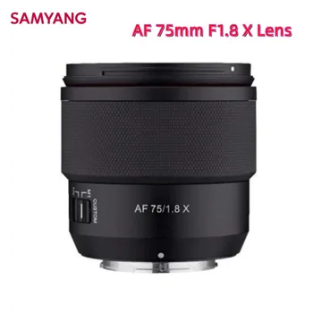 Samyang AF 75 mm F1.8 X Kompakten Objektiv Samodejno Ostrenje Objektiv Za Fujifilm X Mount Kamera, Kot so X-T3 X-T4 (X-T10 X-T20 X-T30 X-A10 X-pro