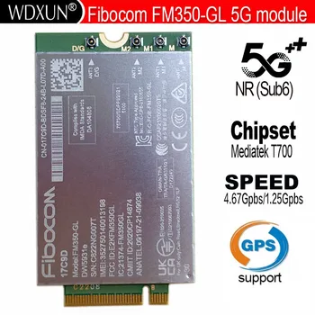 Fibocom FM350-GL DW5931e DW5931e-eSIM 5G M. 2 Modul za Dell Latitude 5531 9330 3571 Laptop 4x4 MIMO GNSS Modem