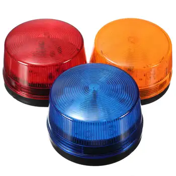 12V LED Stroboskopske Luči v Sili Obračanje Traffice Navedba Avto Flash Svetilnik Svetlobe LED Oranžna, Modra, Rdeča Flash Avto opozorilna Lučka