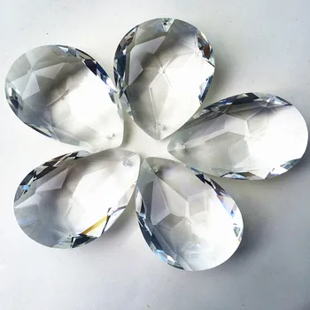 100 kozarcev 50mm Tovarniško Ceno kristalni lestenec deli, poroka garland sklop obesek, Burgundija lestenec light crystal kapljice