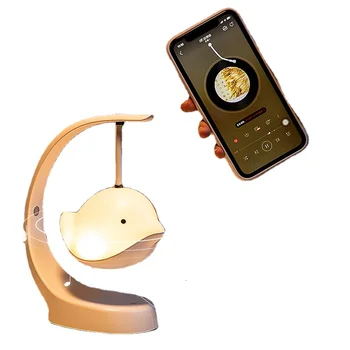 Ustvarjalno Darilo Doma Bluetooth Zvočnik Noč Svetlobe Namizni LED Postelji Vzdušje Svetlobe Mala Nočna Lučka Darilo za Rojstni dan Dekle