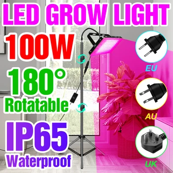 LED Grow Light Celoten Spekter IP65 Vodotesen 25 W 50 W 100W Ffs Lučka Zaprtih Zelenjave, Sadik Cvet Raste Šotor Hydroponic