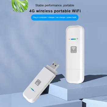 Prenosni WiFi LTE USB 4G Modem s Kartico SIM v Režo Wireless Network Adapter Plug and Play Evropska Različica za Zunanjo Potovanja