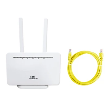 WiFi Usmerjevalnik CP102 4G Wireless Router, WAN 1+3 LAN Omrežni Vmesnik s Reža, Podpira Do 32 Uporabnikov(ZDA Vtič)
