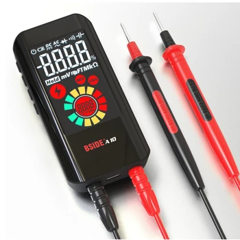 BSIDE Prenosni Digitalni Multimeter A10 True RMS EBTN Barvni Zaslon DC AC Napetost Kapacitivnost Ohm Diode NKV Hz Live wire Tester