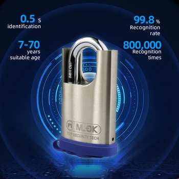 Zunanji anti-theft nepremočljiva prstnih ključavnico smart lock