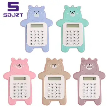 Risanka Srčkan Nosi Kalkulator Korejski Moda Mini Prenosni Majhne Kalkulator