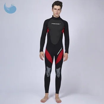 Celotno 3mm deskanje bo ustrezala potapljanje, potapljanje, plavanje jumpsuit wetsuit neoprenska potapljaška obleka za moške