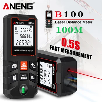 ANENG B40/60/80/100 Laser Distance Meter Digitalni Laserski Range Finder Razdalja Prostornina Ukrep Napravo Multimeter Orodje za Preizkus