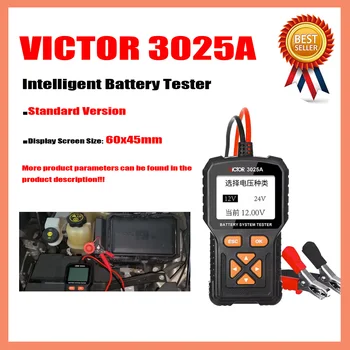 VICTOR 3025A 3025B 3025C Inteligentni Baterije Tester Avtomobilski Tester za Baterije Življenjska doba Baterije, Električni Količina VC3025A VC3025B.