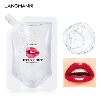 50 ml Lip Gloss Bazno Olje Naravne Ustnice Glaze Vlažilne Non-stick Pokal Šminka Prozoren Gel za DIY Lip Gloss Ličila