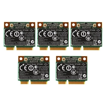 VROČE-5PCS 150Mbps 2,4 Ghz RT3290 802.11 B/G/N Brezžičnih Wlan Kartico WIFI + BT Bluetooth 4.0 Half Mini PCI-E Card Za HP CQ58 M4