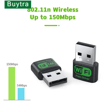 Mini USB Wifi Adapter MT7601UN WiFi Brezžični vmesnik Omrežna Kartica 150Mbps Prost Gonilnik 802.11 n Za PC Namizje