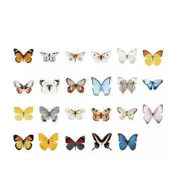 56Packs Debelo Boxed nalepke kratka zgodovina metulji ins literarni priročnik album dekoracijo DIY pečatne nalepke