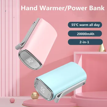 20000mah Roko Grelniki za Polnjenje Prenosnih Pocket Grelec Napajanje USB Banka Toplotno Terapijo Handwarmer Božično Darilo Zimske