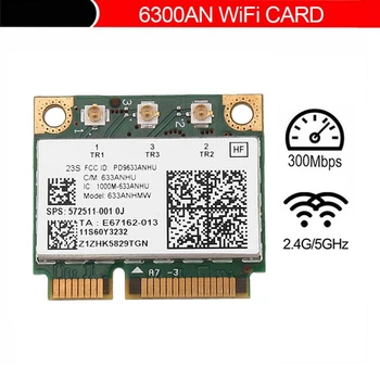 VROČE-6300AGN 633ANHMW Brezžično Kartico Wifi, Mini Pcie Kartica 802.11 A/G/N, 2.4 G+5.0 Ghz Lenovo Thinkpad T410 T420 T430 X220 Y460