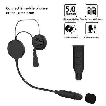 Stereo Glasbe Bluetooth 5.0 Nova postavka motorno kolo, Kolo, Čelada Jahanje Proste Roke, Slušalke Bluetooth Slušalke S1