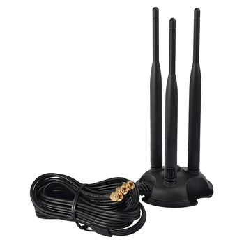 2,4 Ghz 5Ghz Dual Band Antena Bluetooth RP-SMA Antena Za PC Namizni Računalnik,Wifi Brezžični Usmerjevalnik,Zunanji USB Wifi Adapter