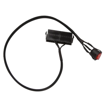 24-Pin Ženski ATX PSU PC Napajanje Starter Tester Zagon Skakalec Slemena Kabel z Stikalo ZA vklop/IZKLOP,50 cm
