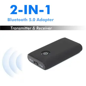 2 v 1 Bluetooth-združljiv Brezžični Oddajnik Sprejemnik ponovno Polnjenje Prenosnih Žep Slušalke TV Avdio Video Adapter