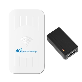 Zunanji 4G Brezžični Usmerjevalnik IP65 Vodotesen Podpirajo POE Napajanja Z Režo za Kartico SIM (ZDA Vtič)