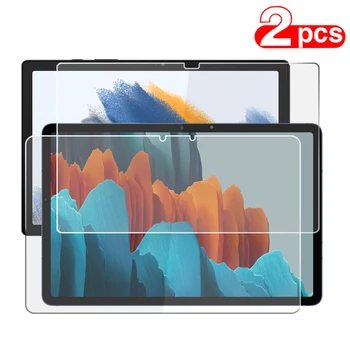 2PCS Kaljeno Steklo Screen Protector For Samsung Galaxy Tab A8 A7 lite A 8.7 8.0 10.1 10.5 2019 A8 A7 S8 S7 S5e S6 10.4 11' 2022