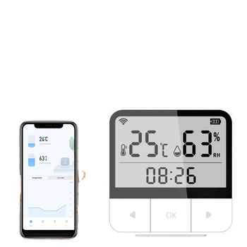 Smart WiFi Temperatura Vlažnost Monitor Za Brezžični Senzor Temperature In Vlažnosti
