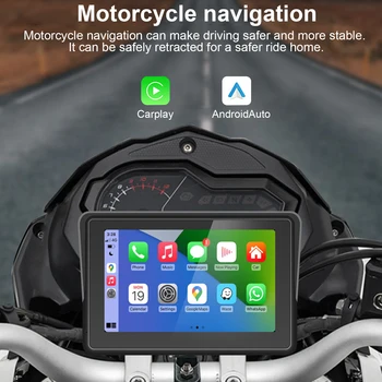 5 Palčni na Dotik Motocikel CarPlay Posebna GPS Navigator Brezžični CarPlay In Brezžični Android Auto IPX7 Nepremočljiva